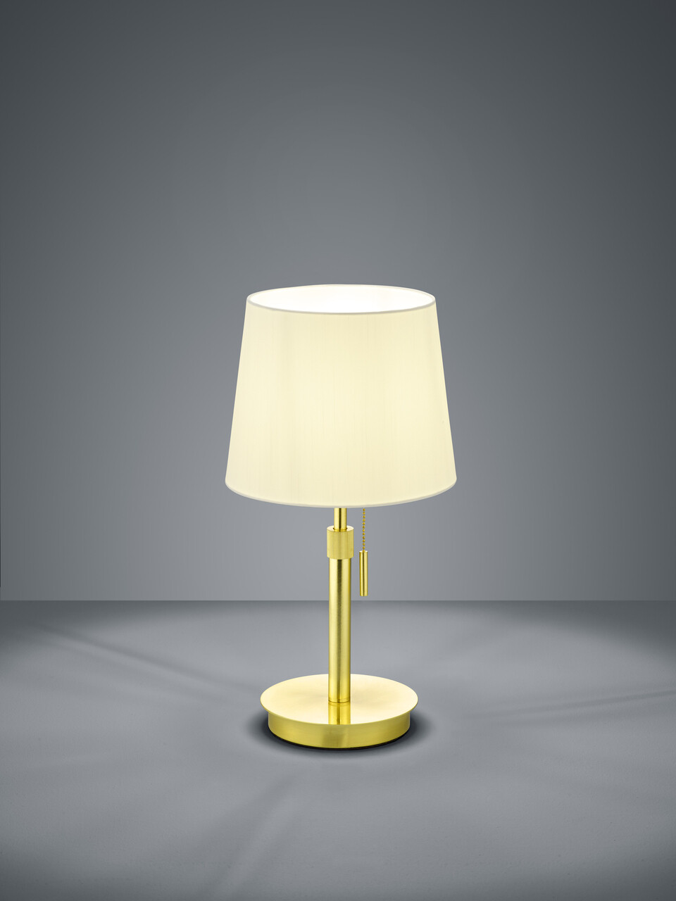 Lampa de masa Lyon, TRIO, 25.5x56 cm, 60W, 1x E27, metal, bronz mat/alb - imagine 3